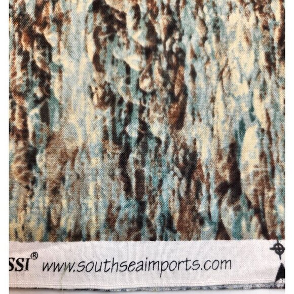 Elusive Catch Fabric By Ron Jenkins For SSI Oceanic River Lake Side Material hal - Picture 3 of 8